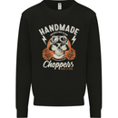 Hand Made Choppers Motorcycle Biker Mens Sweatshirt Jumper Black