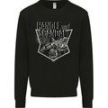 Handle the Scandal Tattoo Artist Kids Sweatshirt Jumper Black