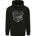 Handle the Scandal Tattoo Artist Mens 80% Cotton Hoodie Black