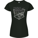 Handle the Scandal Tattoo Artist Womens Petite Cut T-Shirt Black