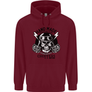 Handmade Choppers Biker Motorcycle Bike Childrens Kids Hoodie Maroon