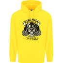 Handmade Choppers Biker Motorcycle Bike Childrens Kids Hoodie Yellow