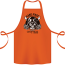 Handmade Choppers Biker Motorcycle Bike Cotton Apron 100% Organic Orange