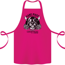 Handmade Choppers Biker Motorcycle Bike Cotton Apron 100% Organic Pink
