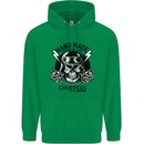 Handmade Choppers Biker Motorcycle Bike Mens 80% Cotton Hoodie Irish Green
