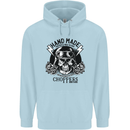 Handmade Choppers Biker Motorcycle Bike Mens 80% Cotton Hoodie Light Blue