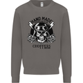 Handmade Choppers Biker Motorcycle Bike Mens Sweatshirt Jumper Charcoal