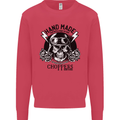 Handmade Choppers Biker Motorcycle Bike Mens Sweatshirt Jumper Heliconia