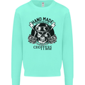 Handmade Choppers Biker Motorcycle Bike Mens Sweatshirt Jumper Peppermint