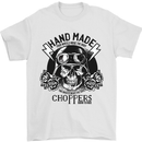 Handmade Choppers Biker Motorcycle Bike Mens T-Shirt 100% Cotton White