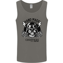 Handmade Choppers Biker Motorcycle Bike Mens Vest Tank Top Charcoal
