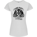 Handmade Choppers Biker Motorcycle Bike Womens Petite Cut T-Shirt White