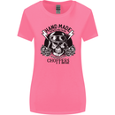 Handmade Choppers Biker Motorcycle Bike Womens Wider Cut T-Shirt Azalea