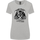 Handmade Choppers Biker Motorcycle Bike Womens Wider Cut T-Shirt Sports Grey