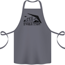Hang Gliding Evolution Funny Hang Glider Cotton Apron 100% Organic Steel