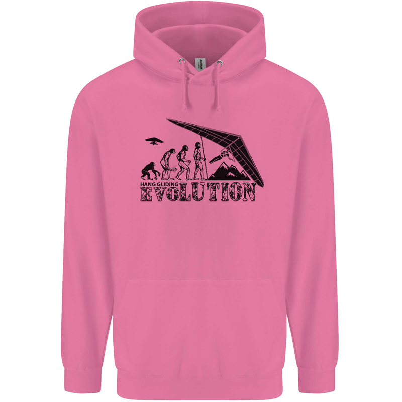 Hang Gliding Evolution Funny Hang Glider Mens 80% Cotton Hoodie Azelea