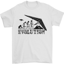 Hang Gliding Evolution Funny Hang Glider Mens T-Shirt Cotton Gildan White