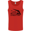 Hang Gliding Evolution Funny Hang Glider Mens Vest Tank Top Red