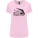 Hang Gliding Evolution Funny Hang Glider Womens Wider Cut T-Shirt Light Pink