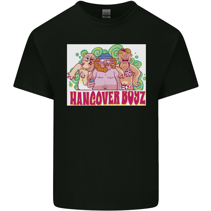 Hangover Boyz Stag Do Doo Funny Beer Kids T-Shirt Childrens Black