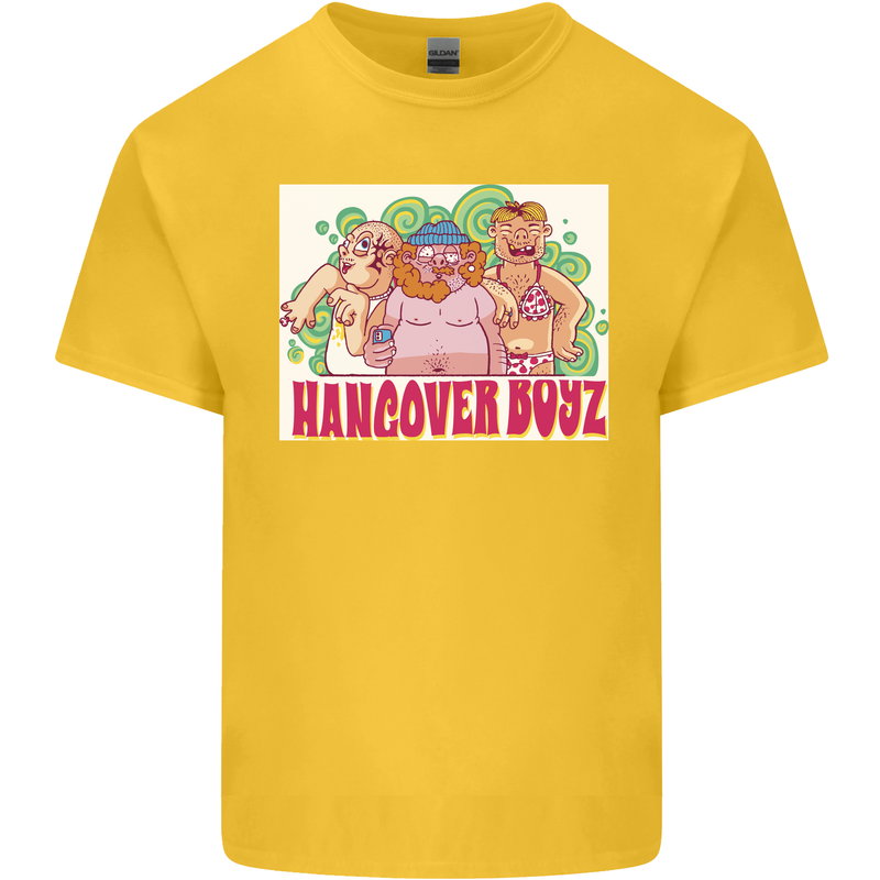 Hangover Boyz Stag Do Doo Funny Beer Kids T-Shirt Childrens Yellow