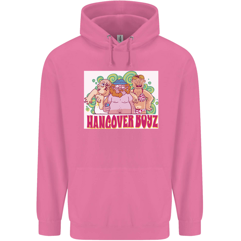Hangover Boyz Stag Do Doo Funny Beer Mens 80% Cotton Hoodie Azelea