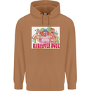 Hangover Boyz Stag Do Doo Funny Beer Mens 80% Cotton Hoodie Caramel Latte