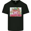 Hangover Boyz Stag Do Doo Funny Beer Mens V-Neck Cotton T-Shirt Black