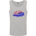 Happy Australia National Day Flag Mens Vest Tank Top Sports Grey