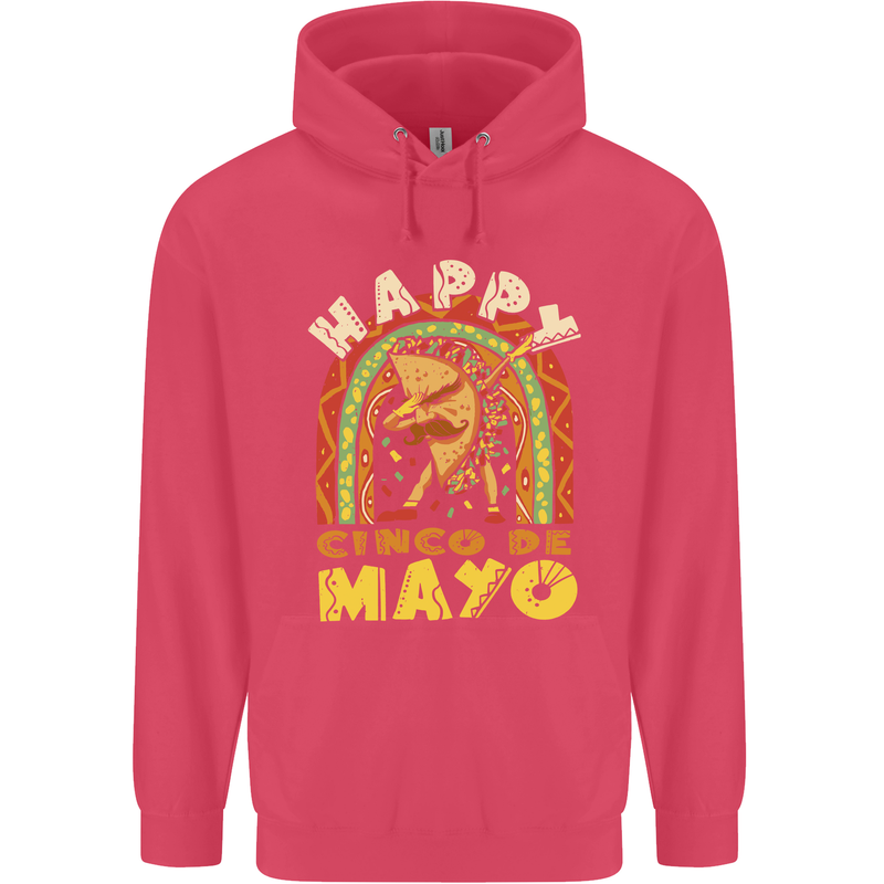 Happy Cinco De Mayo Day Mexico Childrens Kids Hoodie Heliconia