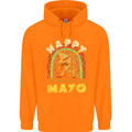 Happy Cinco De Mayo Day Mexico Childrens Kids Hoodie Orange