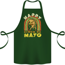 Happy Cinco De Mayo Day Mexico Cotton Apron 100% Organic Forest Green