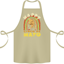 Happy Cinco De Mayo Day Mexico Cotton Apron 100% Organic Khaki