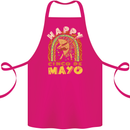 Happy Cinco De Mayo Day Mexico Cotton Apron 100% Organic Pink