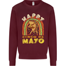 Happy Cinco De Mayo Day Mexico Kids Sweatshirt Jumper Maroon