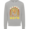 Happy Cinco De Mayo Day Mexico Kids Sweatshirt Jumper Sports Grey