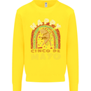 Happy Cinco De Mayo Day Mexico Kids Sweatshirt Jumper Yellow