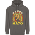 Happy Cinco De Mayo Day Mexico Mens 80% Cotton Hoodie Charcoal