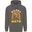 Happy Cinco De Mayo Day Mexico Mens 80% Cotton Hoodie Charcoal