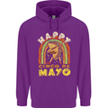 Happy Cinco De Mayo Day Mexico Mens 80% Cotton Hoodie Purple