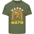 Happy Cinco De Mayo Day Mexico Mens Cotton T-Shirt Tee Top Military Green