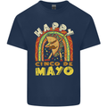 Happy Cinco De Mayo Day Mexico Mens Cotton T-Shirt Tee Top Navy Blue