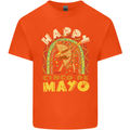 Happy Cinco De Mayo Day Mexico Mens Cotton T-Shirt Tee Top Orange