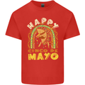 Happy Cinco De Mayo Day Mexico Mens Cotton T-Shirt Tee Top Red