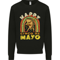 Happy Cinco De Mayo Day Mexico Mens Sweatshirt Jumper Black