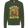 Happy Cinco De Mayo Day Mexico Mens Sweatshirt Jumper Forest Green