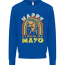 Happy Cinco De Mayo Day Mexico Mens Sweatshirt Jumper Royal Blue