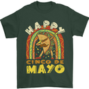 Happy Cinco De Mayo Day Mexico Mens T-Shirt 100% Cotton Forest Green
