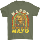Happy Cinco De Mayo Day Mexico Mens T-Shirt 100% Cotton Military Green
