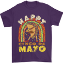 Happy Cinco De Mayo Day Mexico Mens T-Shirt 100% Cotton Purple
